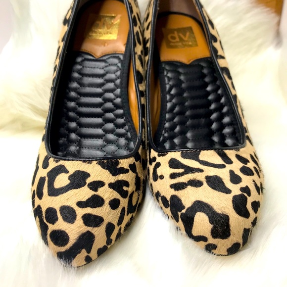 Dolce Vita leopard print fur heels size 8 - Picture 10 of 12